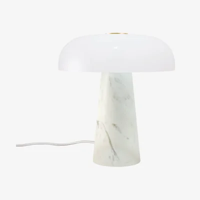 Nordic Nest Design For The People Glossy table lamp White mini 24 cm