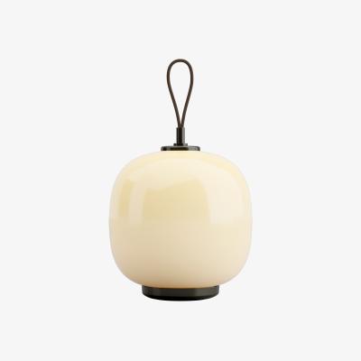 Nordic Nest Louis Poulsen VL45 Radiohus portable lamp Ø175 cm Brass-pale yellow glass