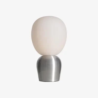 Nordic Nest Belid Buddy table lamp opalglass Brushed aluminum