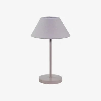 Nordic Nest Watt & Veke Teya portable table lamp Warm grey Ø15x26 cm