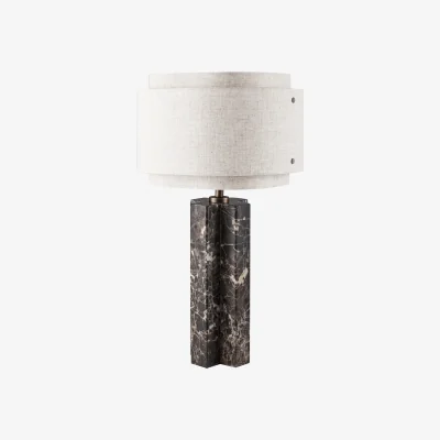 Nordic Nest Design For The People Takai marble table lamp Beige Ø30x55 cm