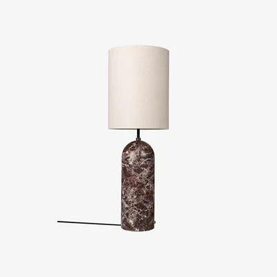 Nordic Nest GUBI Gravity XL floor lamp Maroon marble-canvas