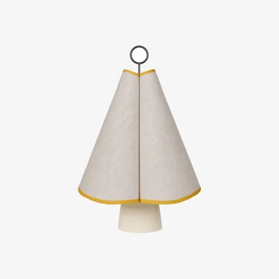 Nordic Nest GUBI Hornbæk portable table lamp Poppy yellow