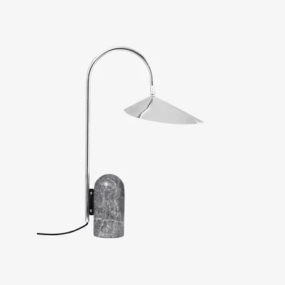 Nordic Nest Ferm Living Arum table lamp Stainless steel