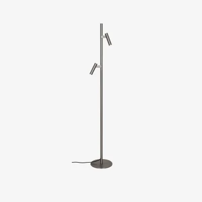Nordic Nest Design For The People Makoto floor lamp Satin chrome 150 cm