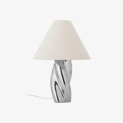 Nordic Nest Bloomingville Silva table lamp Ø35 cm Silver