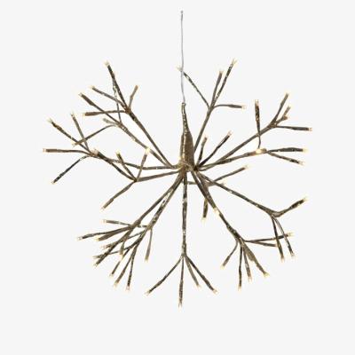 Nordic Nest Star Trading Firework outdoor decoration 40 cm Brass