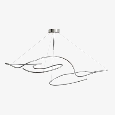 Nordic Nest 101 Copenhagen Ghost Chandelier big ceiling lamp Chrome