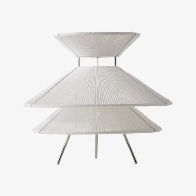 Nordic Nest Frandsen Kiku table lamp Ø35.5 cm White