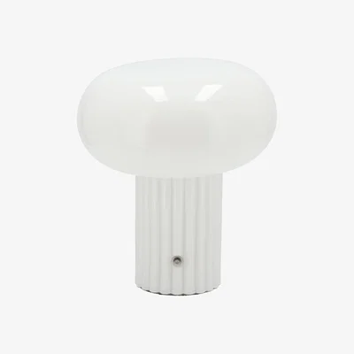 Nordic Nest Scandi Living Haven table lamp portable 22 cm White