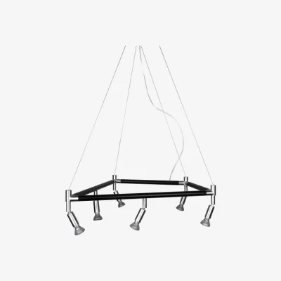 Nordic Nest Globen Lighting Mr Hyde Ceiling Lamp XL 70 cm Chrome