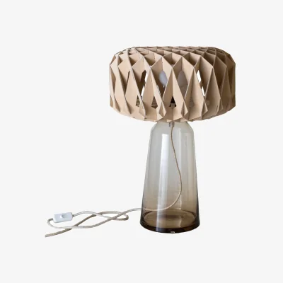 Nordic Nest Pilke Signature 35 table lamp Amber-birch Ø36.5x53 cm