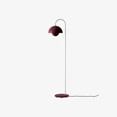 Nordic Nest &Tradition Flowerpot VP12 floor lamp Dark plum