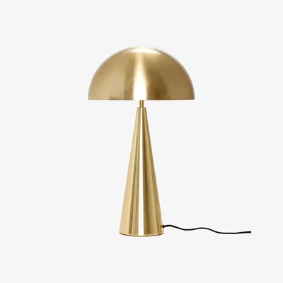 Nordic Nest Hübsch Mush table lamp pine Brass