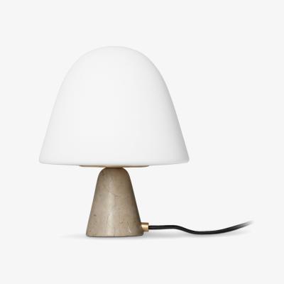 Nordic Nest Fredericia Furniture Meadow table lamp Opal‑ dark atlantico limestone