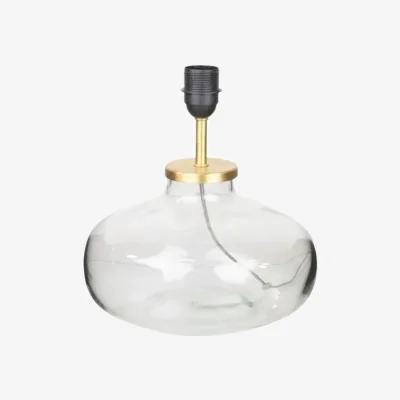 Nordic Nest Olsson & Jensen Short lamp base Ø33x36 cm Clear