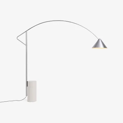 Nordic Nest HAY Compass floor lamp Silver-coloured