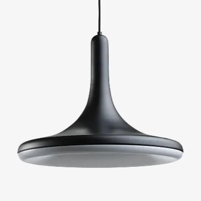 Nordic Nest Frandsen Soft trumpet ceiling lamp Ø50 cm Black