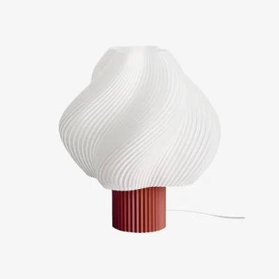 Nordic Nest Crème Atelier Soft Serve floor lamp Rhubarb Mega 63 cm