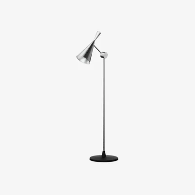 Nordic Nest Tom Dixon Beat floor lamp LED 157 cm Unbeaten aluminium