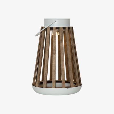 Nordic Nest Star Trading Catania Solar Lamp 28 cm Wood