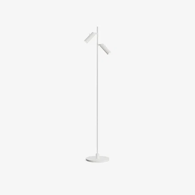 Nordic Nest Herstal Pipeline floor lamp Matte white double