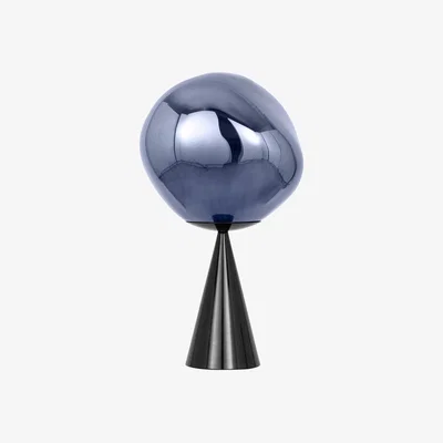 Nordic Nest Tom Dixon Melt Cone fat table lamp LED 465 cm Smoke