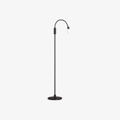 Nordic Nest Herstal Cut simple floor lamp 140 cm Black