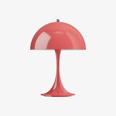 Nordic Nest Louis Poulsen Panthella 250 portable table lamp Opaque coral