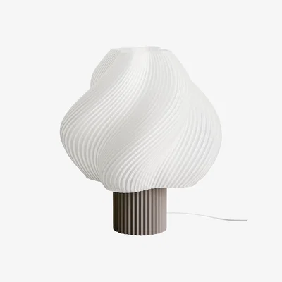 Nordic Nest Crème Atelier Soft Serve floor lamp Mocha Mega 63 cm