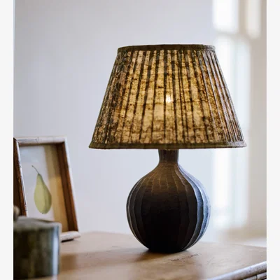 OKA OKA, Anassa Table Lamp Base - Blackened Bronze, Table Lamp