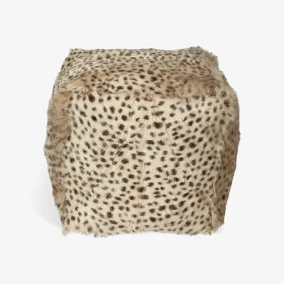 OKA OKA, Chyangra Floor Cushion - Cheetah, Floor Lamp