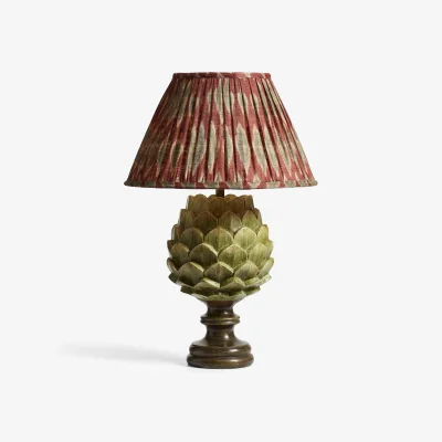 OKA OKA, Chitrika Table Lamp Base - Green, Table Lamp