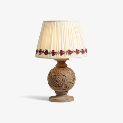 OKA OKA, Paeonia Table Lamp Base - Natural, Table Lamp