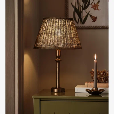 OKA OKA, Ignis Lamp Base - Antique Brass, Table Lamp