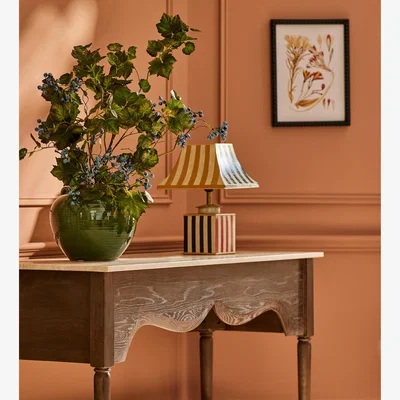 OKA OKA, Joshuah Table Lamp and Shade - Multi, Table Lamp