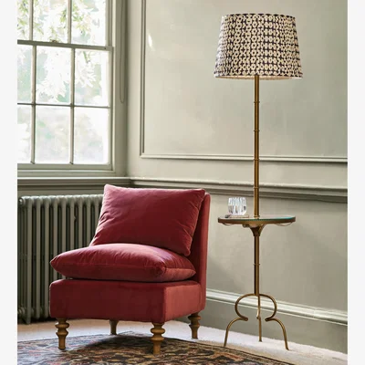 OKA OKA, Briallen Floor Lamp Base - Antique Brass, Floor Lamp