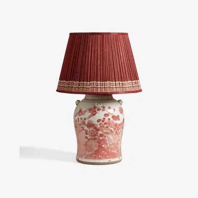 OKA OKA, Fenghuang Table Lamp - Red/White, Table Lamps, Ceramic