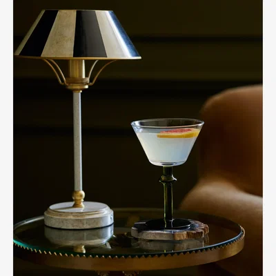 OKA OKA, Purdy Wireless Table Lamp and Shade - Blue, Table Lamp