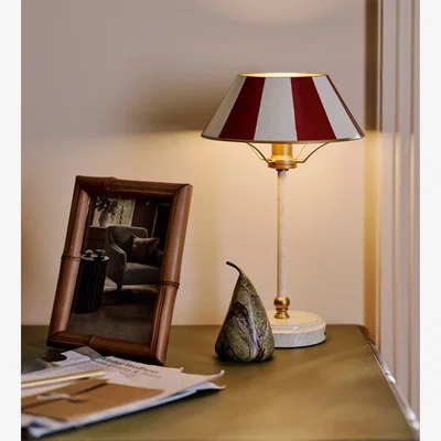 OKA OKA, Purdy Wireless Table Lamp Base - Warm Red, Table Lamp