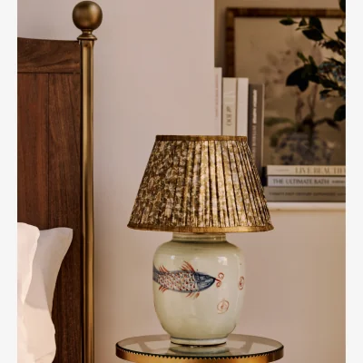 OKA OKA, Macchli Table Lamp - Antique Brass, Table Lamp