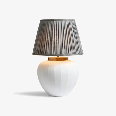 OKA OKA, Apfel Table Lamp Base - White, Table Lamp