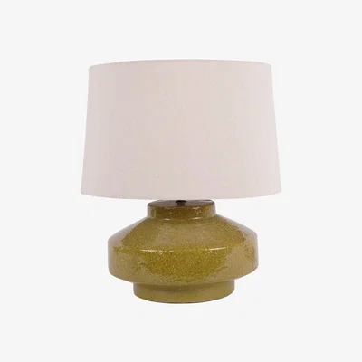 Olivia's Libra Interiors San Sebastian Terracotta Table Lamp Green