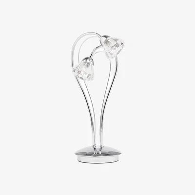 Downtown BHS Marianne Table Lamp - Chrome/Clear