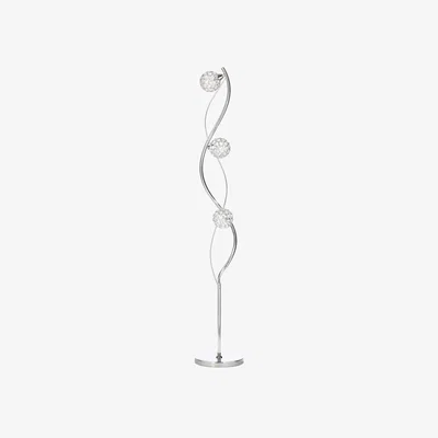 Downtown BHS Orianna Floor Lamp - Chrome