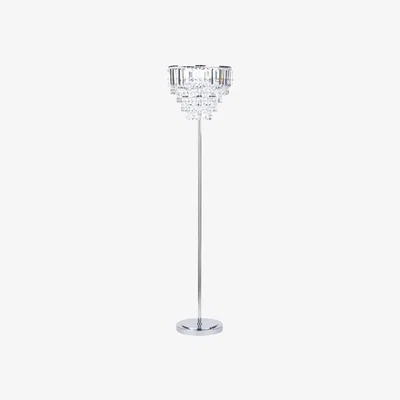 Downtown BHS Paladina Floor Lamp - Chrome/Clear