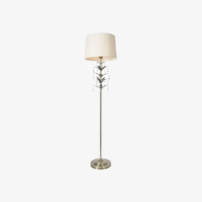 Downtown BHS Paisley Floor Lamp - Antique Brass In AntiqueBrass
