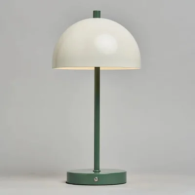Downtown BHS Semi Dome USB-C Rechargeable Table Lamp - Green