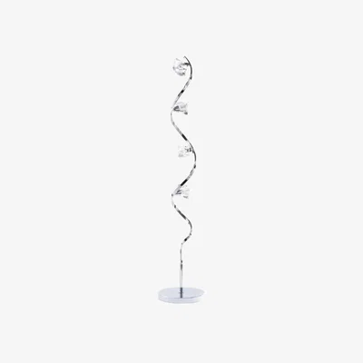 Downtown BHS Bella 4 Light Floor Lamp - Chrome/Clear