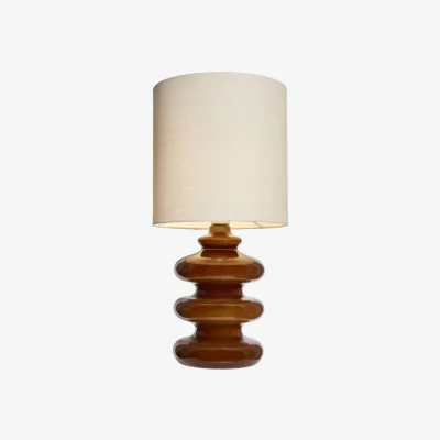 Downtown BHS Annabelle Wobble Table Lamp - Cognac